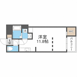 GRANPASEO大濠 1LDKの間取図画像