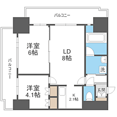 物件の間取り