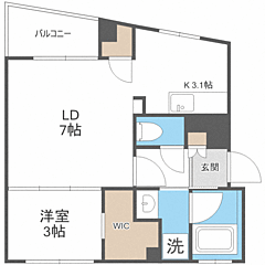 物件の間取り