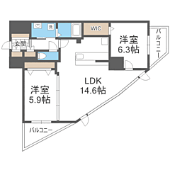物件の間取り