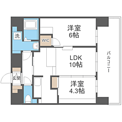 物件の間取り