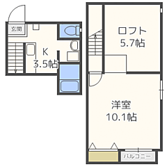 物件の間取り