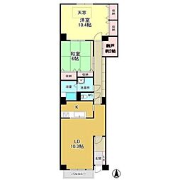 グレース目白 2SLDKの間取図画像
