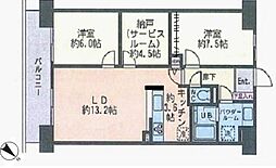 ドゥーエ南長崎 2SLDKの間取図画像