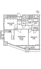 物件の間取り
