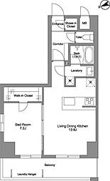 Prima Stella 1LDKの間取図画像