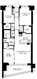 シティテラス文京小石川 1SLDKの間取図画像