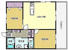 グランプラース  ｜ 大阪府富田林市寿町4丁目（賃貸マンション2LDK・6階・58.00㎡） その2