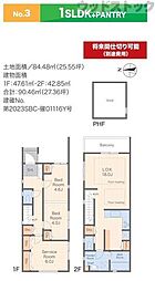 杉並区清水3丁目　新築一戸建て　3号棟