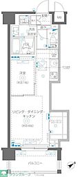 ZOOM立川CinemaSite 1LDKの間取図画像