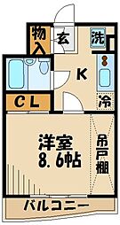 間取図画像 1K