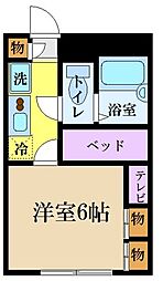 間取図画像 1K