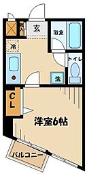 FY・ハイア 1Kの間取図画像