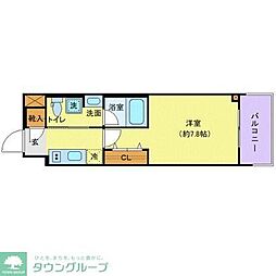 ステージグランデ八王子3 1Kの間取図画像