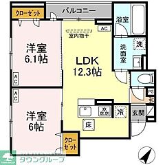 物件の間取り