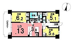 間取図画像 3SLDK