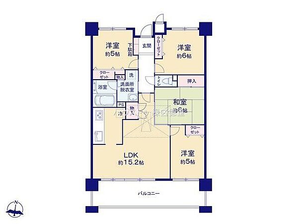 間取りを拡大表示