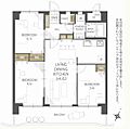 ライオンズマンション六ツ門第26階1,790万円