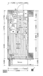 都営三田線 西巣鴨駅 徒歩5分の賃貸マンション 3階1Kの間取り