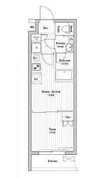 JR山手線 大塚駅 徒歩10分の賃貸マンション 1階1DKの間取り