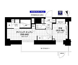 西武池袋線 中村橋駅 徒歩5分の賃貸マンション 4階1DKの間取り