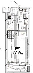 東京メトロ丸ノ内線 新大塚駅 徒歩6分の賃貸マンション 4階1Kの間取り