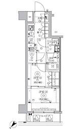 GENOVIA北池袋skygarden 2Kの間取図画像