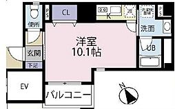 ノーブルガーデン駒込 1Kの間取図画像