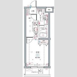 CREVISTA成増2 1Kの間取図画像