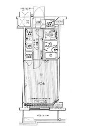 ルーブル大塚 1Kの間取図画像