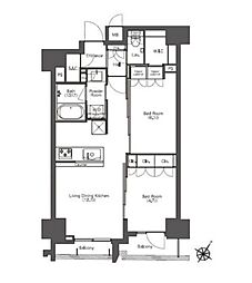 COMFORIA滝野川 2LDKの間取図画像