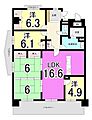 ファミリーハイツ大蔵壱番館4階1,298万円