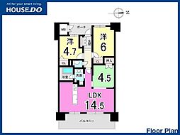 間取図画像 3LDK