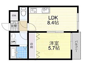 ディアコート曽根  ｜ 大阪府豊中市利倉東１丁目（賃貸アパート1LDK・2階・35.07㎡） その2