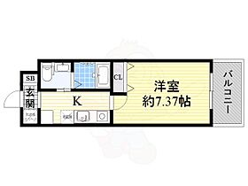 CASSIA豊中三国  ｜ 大阪府豊中市三国１丁目（賃貸マンション1K・2階・25.03㎡） その2