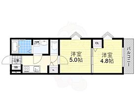 （仮称）Oak豊中本町  ｜ 大阪府豊中市本町２丁目（賃貸アパート2K・1階・30.43㎡） その2