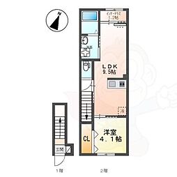 (仮称)豊中市螢池中町新築アパート 2階/-