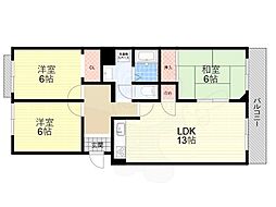 岡町北マンション 3階