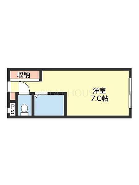 コーポYK 206｜和歌山県和歌山市平井(賃貸マンション1R・2階・20.18㎡)の写真 その2