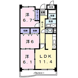 🉐敷金礼金0円！🉐グラース　アンジュI