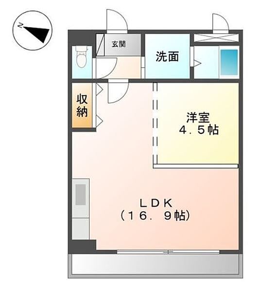 コンフォース21 210｜和歌山県和歌山市田尻(賃貸マンション1R・2階・45.60㎡)の写真 その2