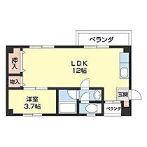 ハイツミレニアム21 203 ｜ 和歌山県和歌山市太田（賃貸マンション1LDK・2階・35.10㎡） その2