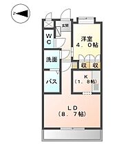 アクアマリンK 105 ｜ 和歌山県和歌山市杭ノ瀬（賃貸マンション1LDK・1階・36.00㎡） その2