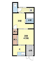 有家住宅 2-7 ｜ 和歌山県和歌山市有家（賃貸アパート2K・2階・33.00㎡） その2