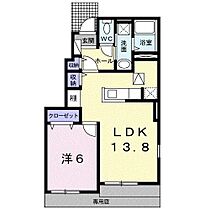 ブリッサＢ 101 ｜ 和歌山県和歌山市直川2473-1（賃貸アパート1LDK・1階・45.89㎡） その2