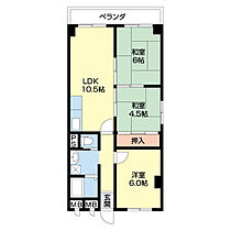 和歌山県和歌山市友田町４丁目（賃貸マンション3LDK・2階・67.50㎡） その2