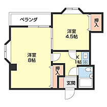 ロイヤルコーポ琴の浦 2E ｜ 和歌山県和歌山市毛見（賃貸マンション2K・2階・29.75㎡） その2