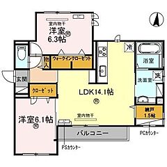 物件の間取り