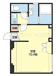 NKVILLAGE ワンルームの間取図画像