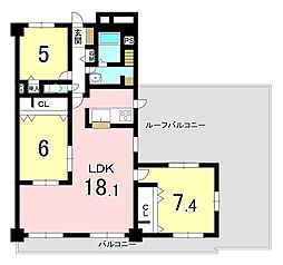 間取図画像 3LDK